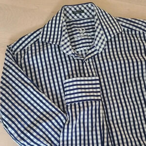 🇮🇹BUGATCHI Gingham Shirt, classic fit